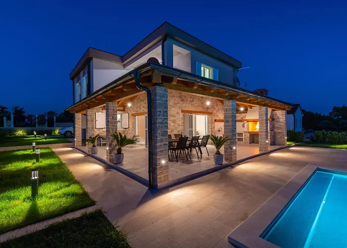 Exceptional Idalia Near Zadar, Nin & Queens Beach, Heated Pool, Privacy فيلة Ninski Stanovi